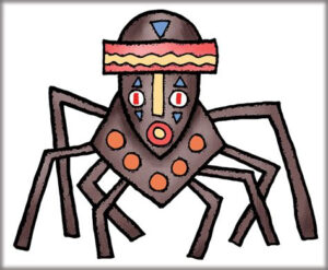 Anansi, the Spider god of masterful storytelling